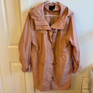J. Crew women’s size medium rain jacket coat pink NWT